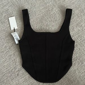 NWT aritzia sculpt knit corset tank